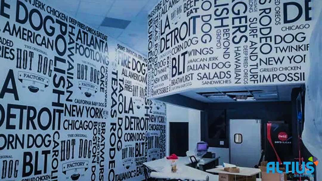 Interior Wall Graphics Sets The Right Tune of Indoor Ambiance