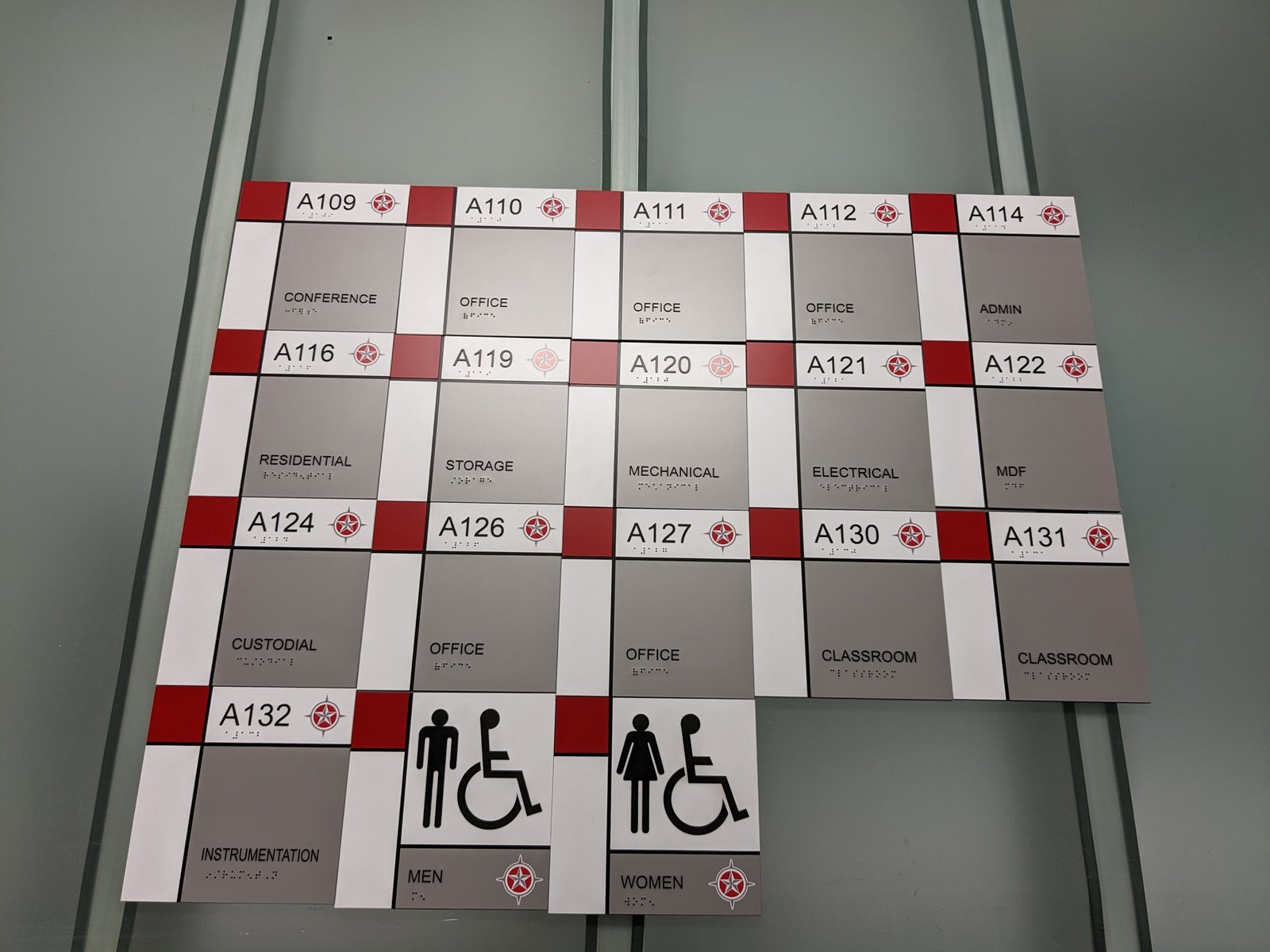 Braille Letter Signs