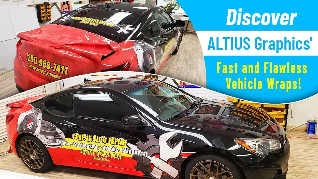 Discover ALTIUS Graphics’ Fast and Flawless Vehicle Wraps!