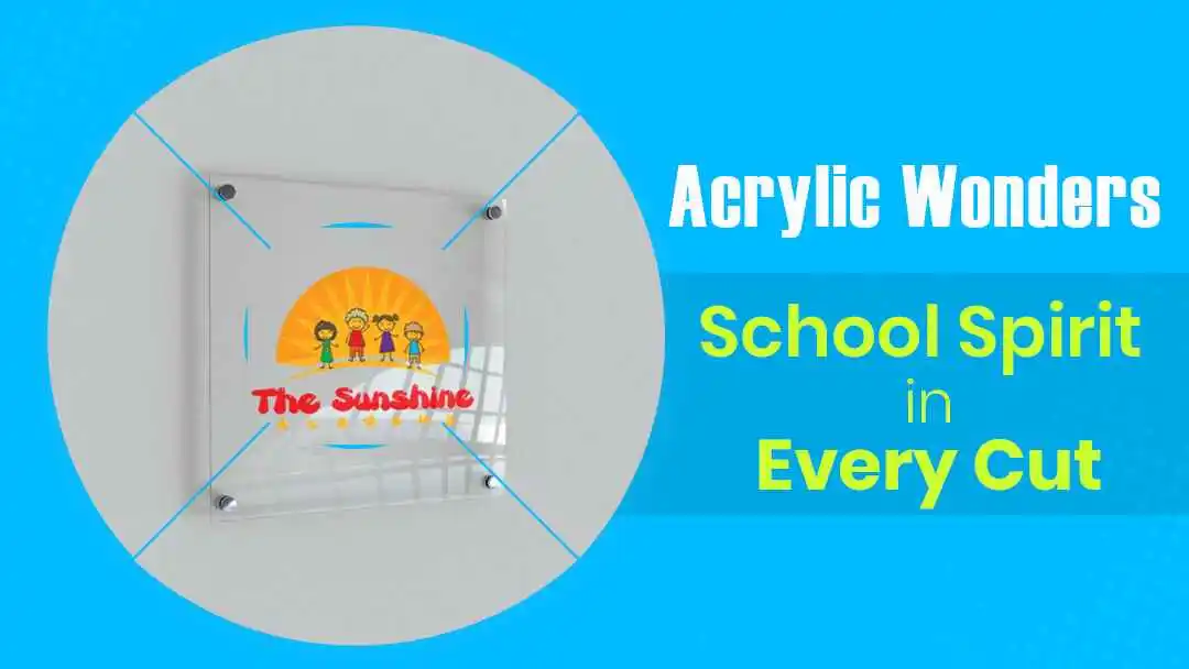 Acrylic Wonders: School Spirit in Every Cut