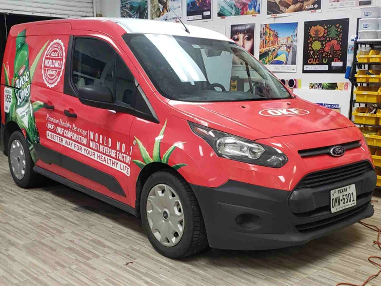 OKF Fleet Van Wrap