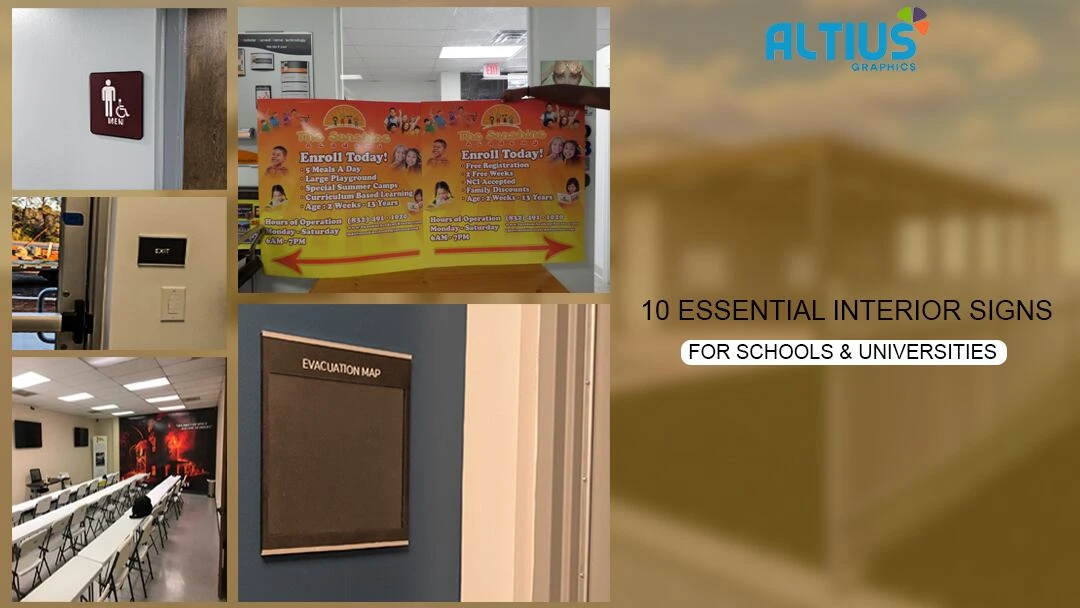 10 Essential Interior Signs for Schools & Universities