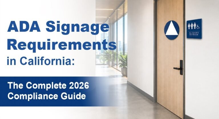ADA Signage Requirements in California (2026 Guide)